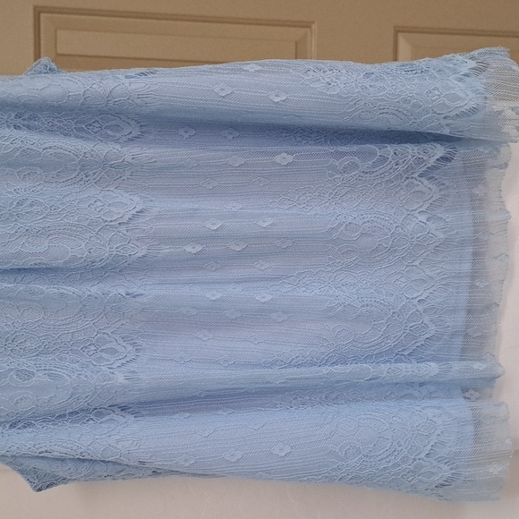 I.N. San Francisco Light Blue Sleeveless Blouse Size Large - Picture 7 of 9